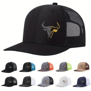 Swag Bull Head Mesh Snapback Cap
