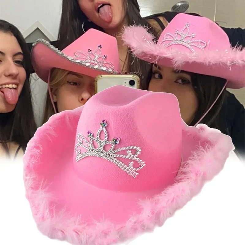 Pink Rodeo Cowgirl Hat