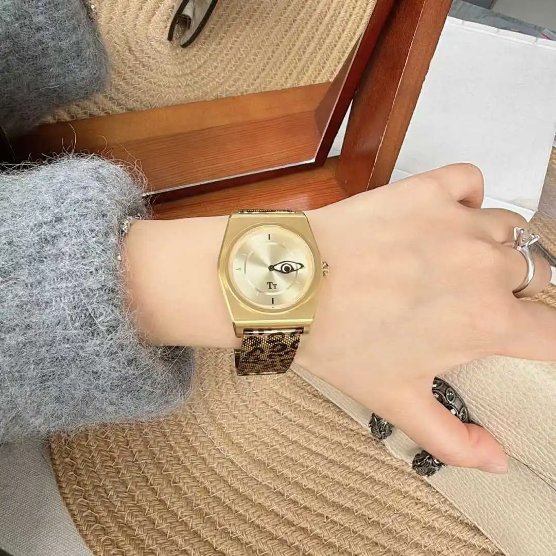 2026 New Products Arrival Leopard Watch Strap Women's Simple Quartz Watch Personalized Women's Watch Square Waterproof - Image 3