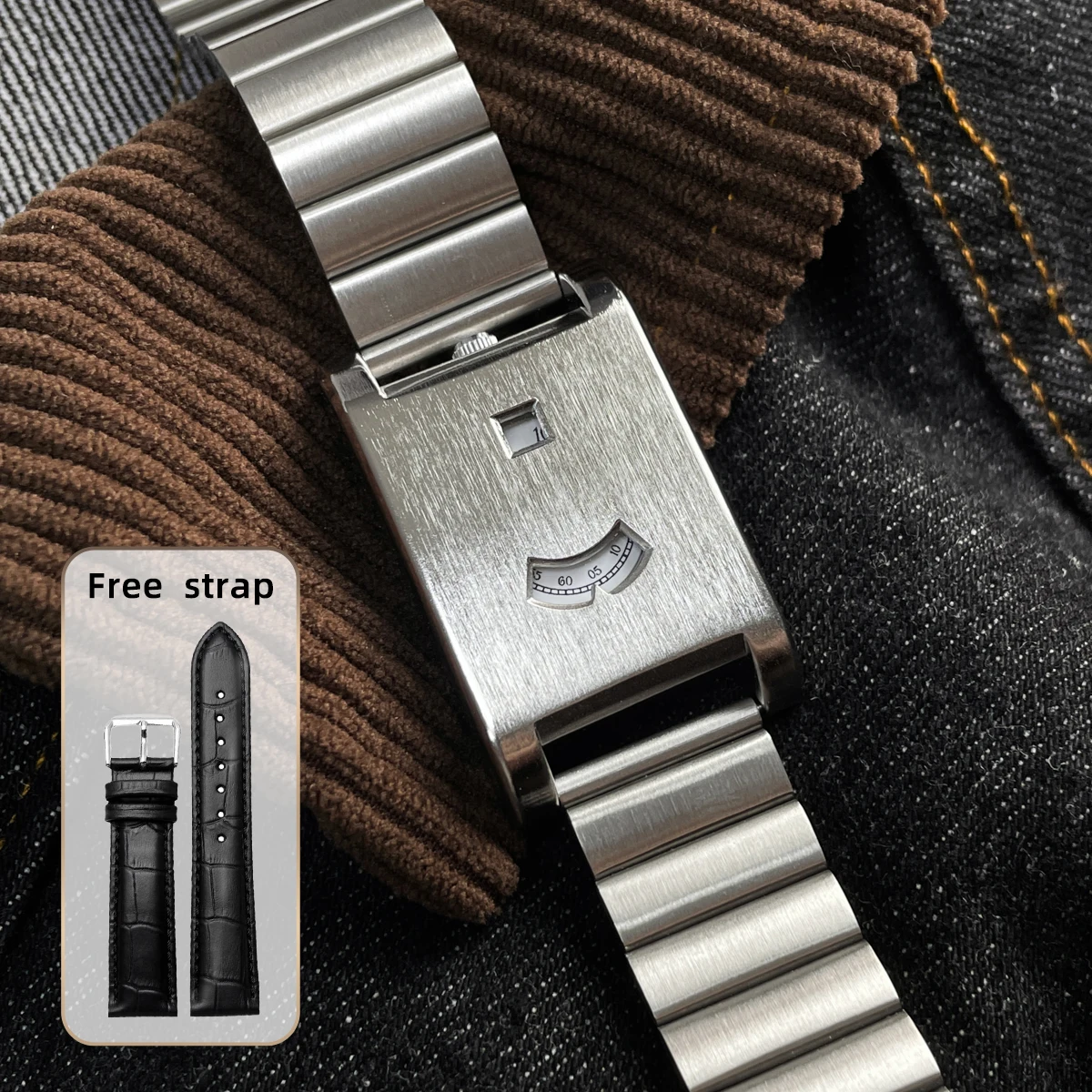 CILOA Men Square high quality Men's tank watch luxury men's watches man automatic mechanical men steeldive Man elegant gift - Image 12