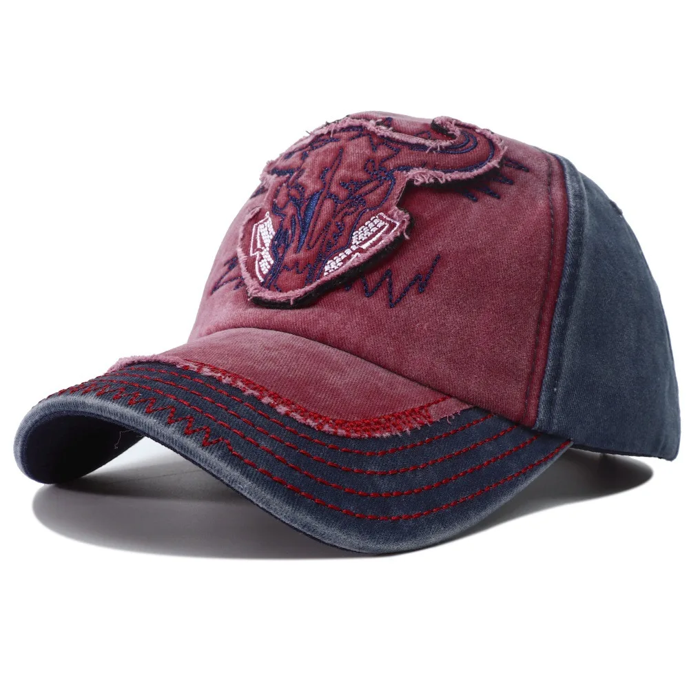 Bull Vibe Vintage Denim Snapback - Image 10