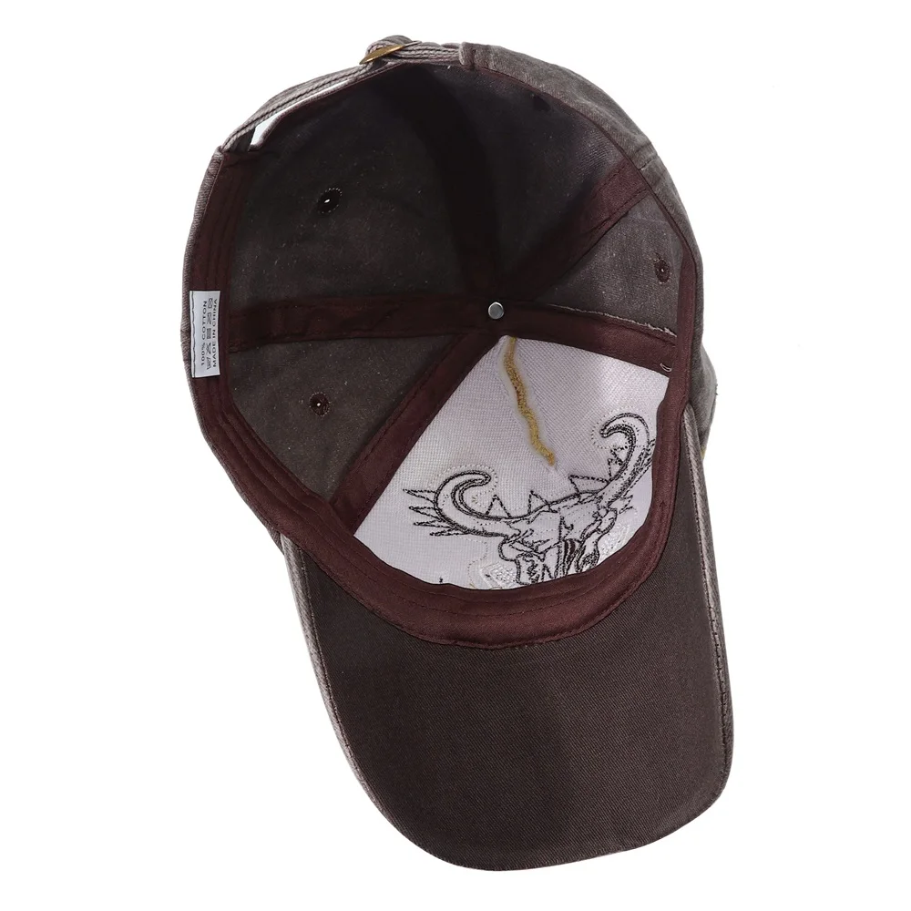 Bull Vibe Vintage Denim Snapback - Image 6