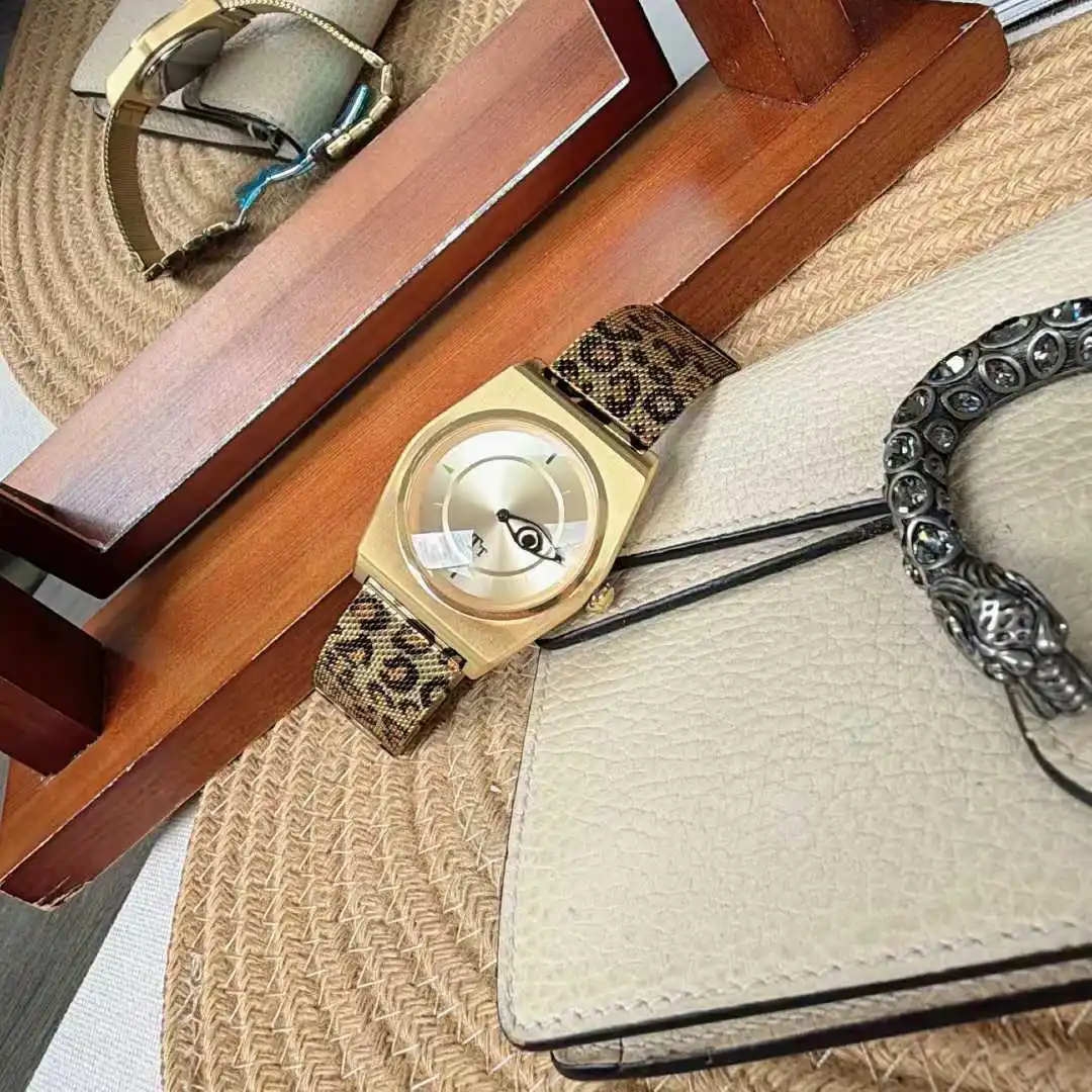 2026 New Products Arrival Leopard Watch Strap Women's Simple Quartz Watch Personalized Women's Watch Square Waterproof - Image 2