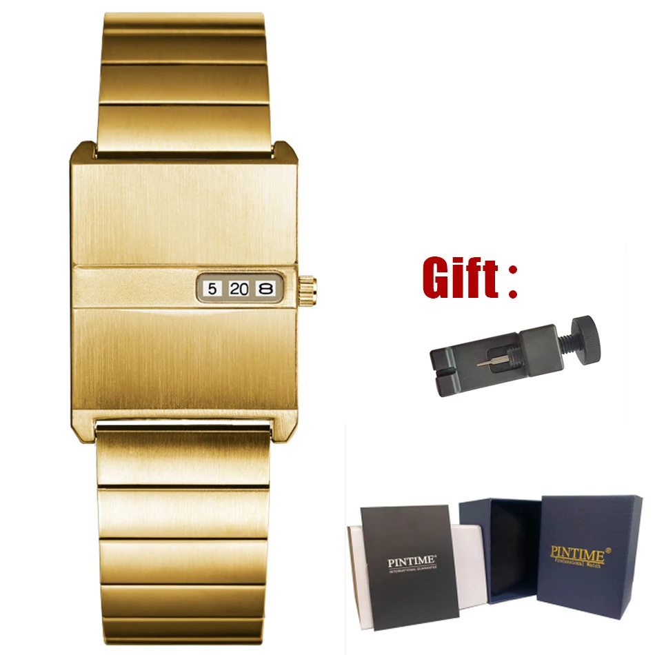 Square Niche Couple Watches Silver Stainless Steel Bracelet New-style Trendy Men Timepiece Fashionable Gift Unisex Quartz Watche - Image 10