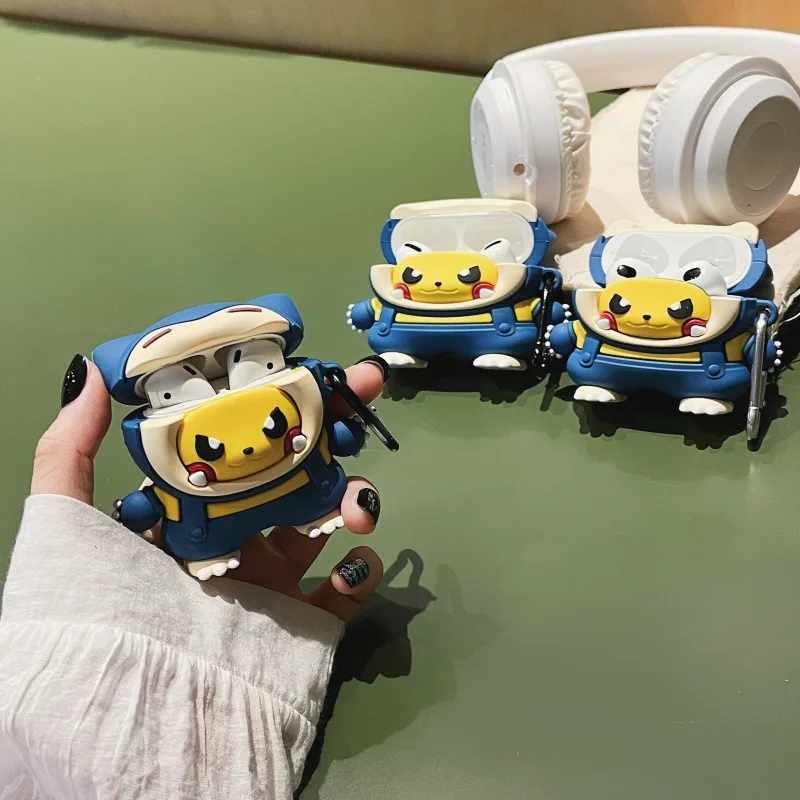 For Airpods Pro 3 Case 2025,3D Pokemon Ball Snorlax Earphone Silicone Cover For Airpods Pro 2 4 3 2 1 Case Cover Funda - Image 3