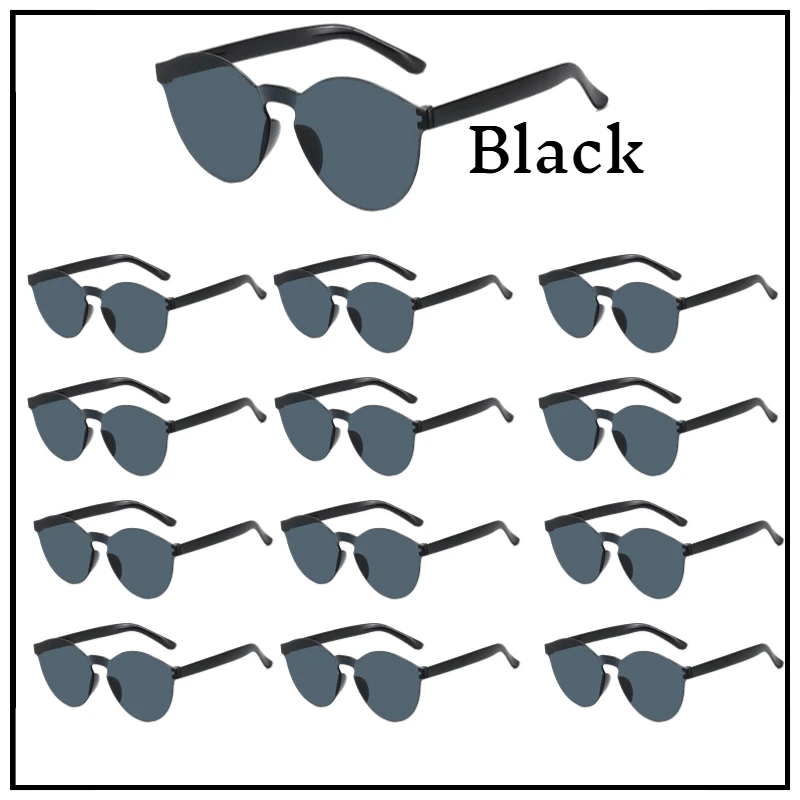 10-120PCS Party Heart Sunglasses Wedding Sunglasses for Guests Bachelorette Gifts Rimless Colorful Sunglass Birthday Photo Props - Image 18