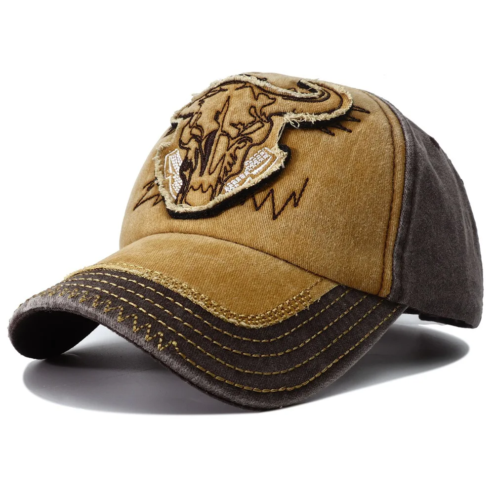 Bull Vibe Vintage Denim Snapback - Image 11